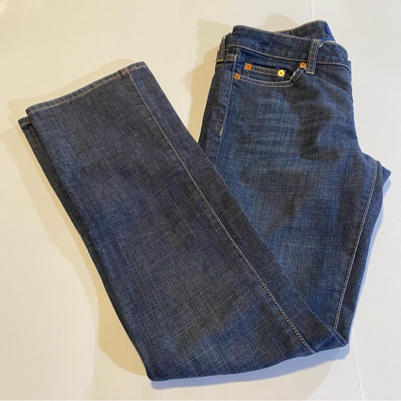 Martin & OSA jeans waist 27”, OSA bootcut, distressed, slight stretch GUC - Picture 4 of 10